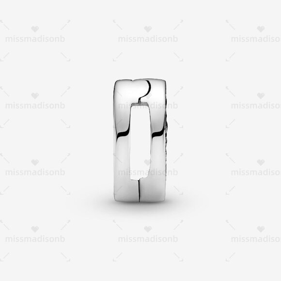 Pandora Pink Pavé Clip Charm - Picture 4 of 4